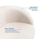 Ver imagem 6 de Sofá 3 Lugares Orgânico 200cm Fava CabeCasa MadeiraOriginals Branco Offwhite