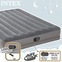 Ver imagem 2 de Colchão Inflável Casal Queen Fiber Tech Prestige com Bomba Usb Intex