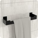 Ver imagem 3 de Kit Acessórios Para Banheiro Preto 6 Peças Elegance P.S.C