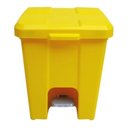 Ver imagem 6 de Cesto Lixeira Quadrada Plastica com Pedal 25 Litros Cor:amarelo