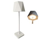 Ver imagem 1 de Luminaria Abajur Mesa LED 3 Tons USB Bateria Recarregavel Iluminaçao Casa Quarto Sala Mesa Trabalho