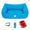 Kit Pet Com Cama Cachorro Gato M 57X37 Fucinho - 3