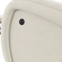 Ver imagem 5 de Poltrona do Papai Reclinável Napoli Power Touch Usb Veludo Bege Fh1 - D'rossi