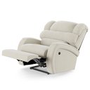 Ver mais imagens de Poltrona do Papai Reclinável Napoli Power Touch Usb Veludo Bege Fh1 - D'rossi