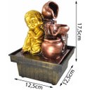 Ver imagem 2 de Fonte De Água Cascata Buda 3 Quedas Decoração Resina Bivolt