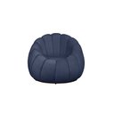 Ver imagem 2 de Poltrona Decorativa Concha Veludo Azul Marinho - Londrilar