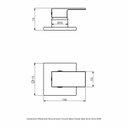 Ver imagem 2 de Acabamento Monocomando Chuveiro Baixa Pressão Base 3/4 Docol            Perflex Color Flaunt