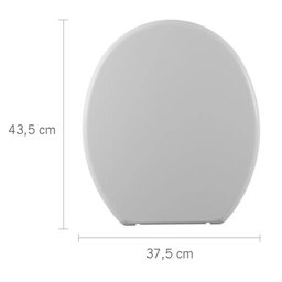 Assento Sanitário Soft - Astra Branco - 8