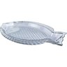 Travessa em Vidro Formato Peixe Transparente Fish 35 X 24cm - 3