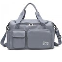 Ver imagem 1 de Bolsa Mala com Porta Tênis Lorben Impermeável Unissex Alça Regulável Academia Viagem