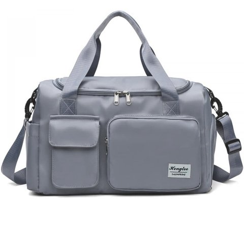 Bolsa Mala com Porta Tênis Lorben Impermeável Unissex Alça Regulável Academia Viagem