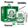 Caneca Porcelana Premium Brasfoot Palmeiras 300 Ml Urban Licenciada Branco - 3