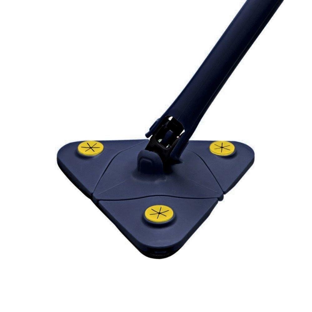 Mop Triângulo de Cozinha Limpeza Ajustável Giratório 360° Limpa Chão Vidro Esfregão Triangulo - 3