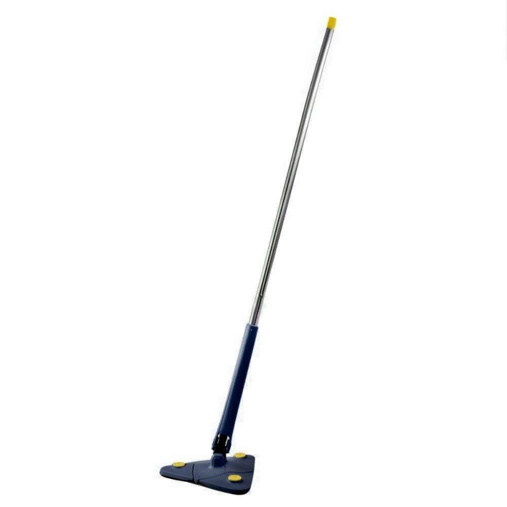 Mop Triângulo de Cozinha Limpeza Ajustável Giratório 360° Limpa Chão Vidro Esfregão Triangulo - 1