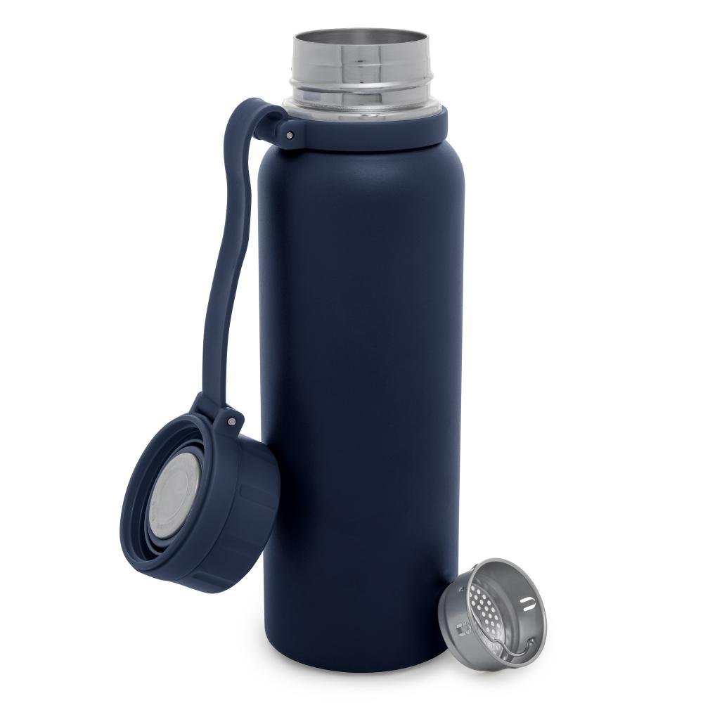 Garrafa Térmica Lyor de Aço Inox Explorer Azul - 4