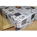 Ver imagem 1 de Toalha de Mesa Oxford - Galinhas Preto e Branco Arte & Tear Retangular - 2,50 x 1,50 m