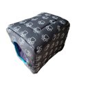 Ver imagem 1 de Cama Pet Toca Iglu Caminha Cães e Gatos 2 em 1 P Pinscher Yorkshire Shih Tzu Preta