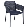 Cadeira Tramontina Gabriela Azul Navy em Polipropileno - 1