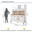 Ver imagem 4 de Cozinha Completa 7 Portas e 2 Gavetas em MDP Toronto