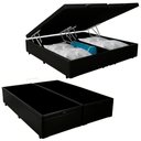 Ver imagem 1 de Cama Box Baú Casal Bipartido Preto