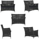 Ver imagem 3 de 1 Sofá Área Externa Igapó Alumínio Fendi Corda Náutica E12 Preto