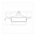 Ver imagem 5 de Caçarola Tramontina Sicilia Aluminio Excellent Avelã 20 C