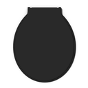 Ver imagem 1 de Assento Tampa para Vaso Sanitário Oval Almofadado Especial Econômico Cor Preto Durín