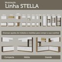 Ver imagem 3 de Cozinha Completa Stella 9 Portas 3 Gavetas MDP 270cm Madesa