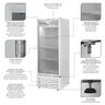 Expositor Vertical de Média Temperatura 402l Fricon 220v - 2