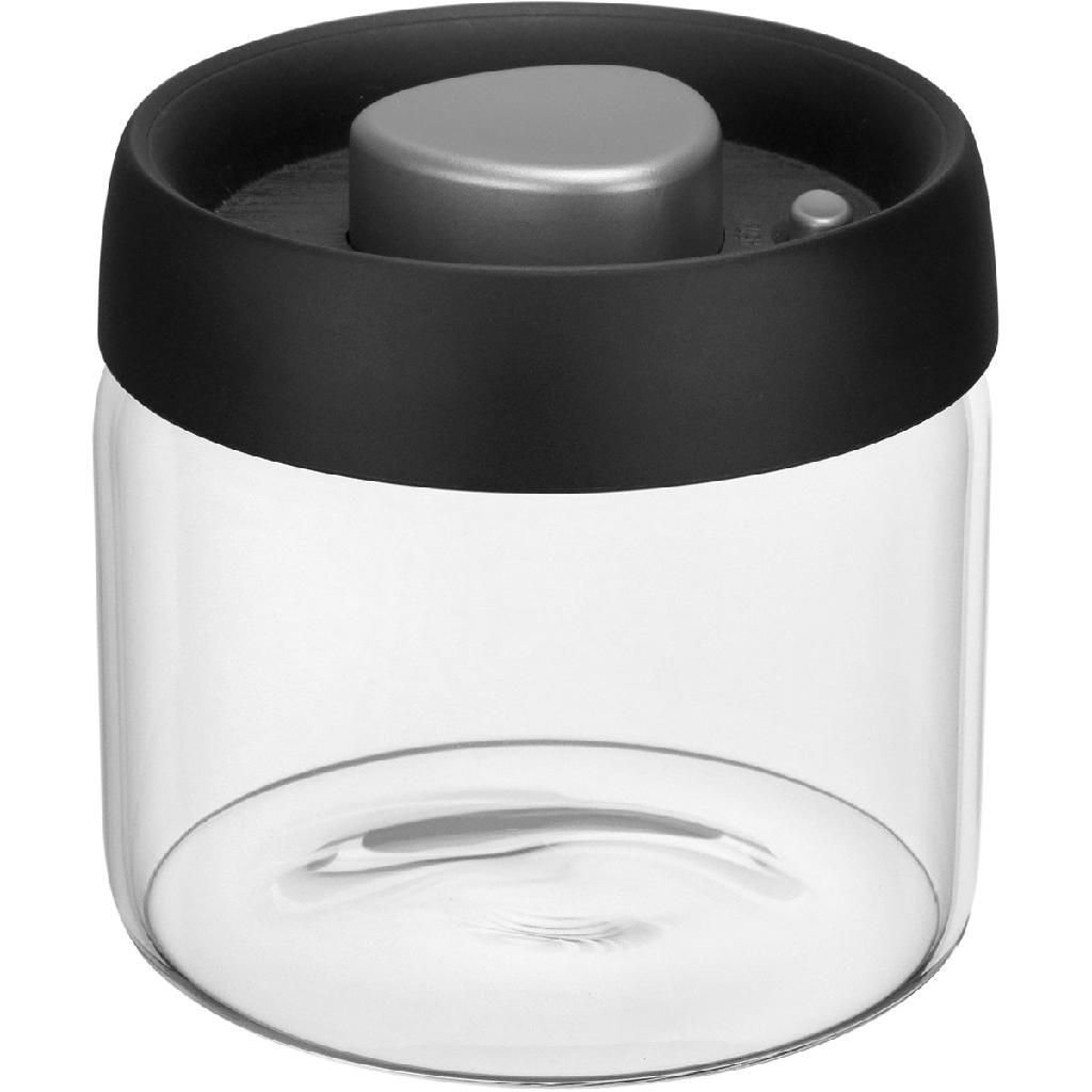 Pote Mantimentos Home&co com Bomba de Vacuo Borossilicato 500ml 10x11x11cm Transparente - 1