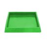 Suporte Prato Vaso 24x24 Interno 20 Quadrado Polietileno BGPLASTICOS V12 VERDE BANDEIRA 011 - 10