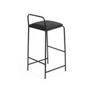 Ver imagem 6 de Kit2 Banqueta Industrial Preta Aço Industrial Sacada Varanda Balcão