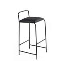 Ver imagem 4 de Kit2 Banqueta Industrial Preta Aço Industrial Sacada Varanda Balcão