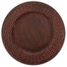 Sousplat Redondo Rattan Bronze 33cm Mimo Style - 1