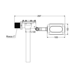 Torneira Boia Cx D'agua Alta Vazão Inteligente 1''32mm Censi - 4