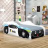 Cama Carro Happy Police Joy Preto Infantil - 1