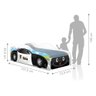 Cama Carro Happy Police Joy Preto Infantil - 2