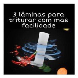 Mini Processador de Alimentos Elétrico - Cozinha Prática e Rápida - 8