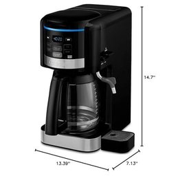 Cuisinart Cafeteira Programável 12 Xícaras com Água Quente (preta) - 5