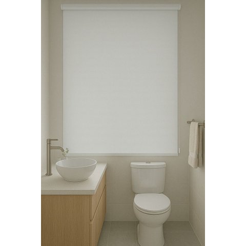 Persiana Rolo Solar 160x220 Branca Proteção Uv