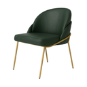 Ver imagem 5 de Cadeira Poltrona Decorativa Nuvem Premium Orgânico:courino Sintético Verde