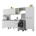 Ver imagem 2 de Armário de Cozinha Modulada Completa Compacta 294cm com Balcão de Pia Multimóveis MP2280
