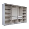 Guarda-roupa Casal Odisseia 8 Portas 4 Gavetas com Espelho - Panorama Móveis - 5