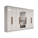 Ver imagem 3 de Guarda-roupa Casal Odisseia 8 Portas 4 Gavetas com Espelho - Panorama Móveis