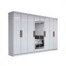 Guarda-roupa Casal Odisseia 8 Portas 4 Gavetas com Espelho - Panorama Móveis - 3