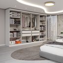 Ver imagem 2 de Guarda-roupa Casal Odisseia 8 Portas 4 Gavetas com Espelho - Panorama Móveis