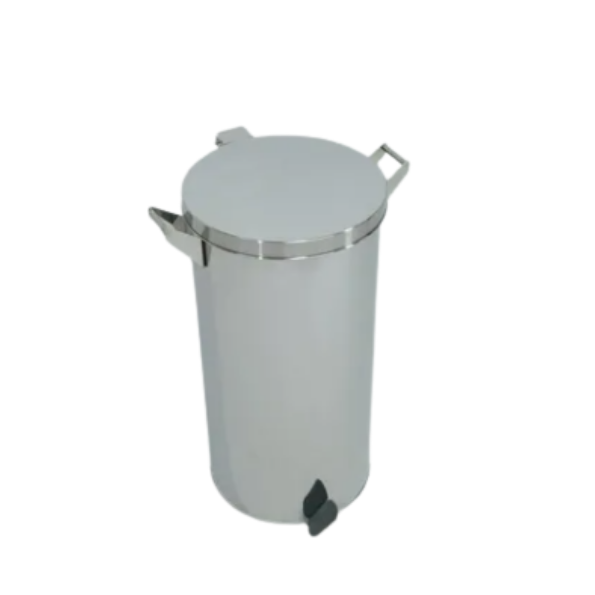 Lixeira Pedal e Alça 60l em Aço Inox 30x70 - 2