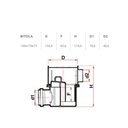 Ver imagem 2 de Caixa Sifonada Girafacil Quad Tigre150x170x75 mm