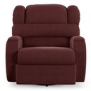 Ver imagem 7 de Poltrona do Papai Reclinável Kalie Glider Giratória Usb Fh9 Veludo Vinho - Mpozenato