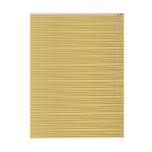 Persiana Horizontal 25mm Liso 1,40 X 1,60 Amarelo Alumínio